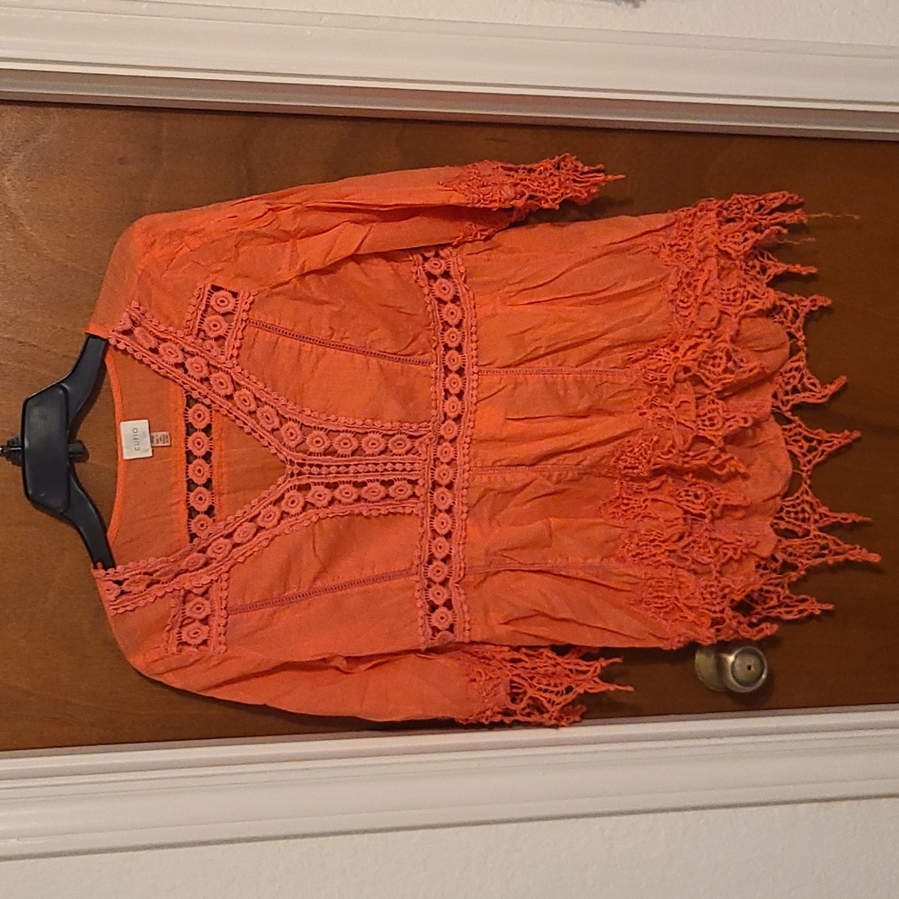 Orange Blouse